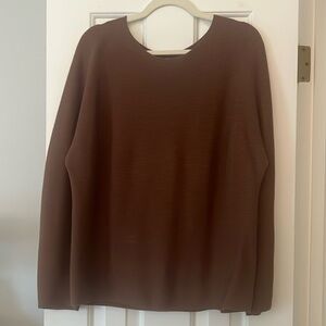 UNIQLO lightweight ribbed boatneck sweater - Size M
